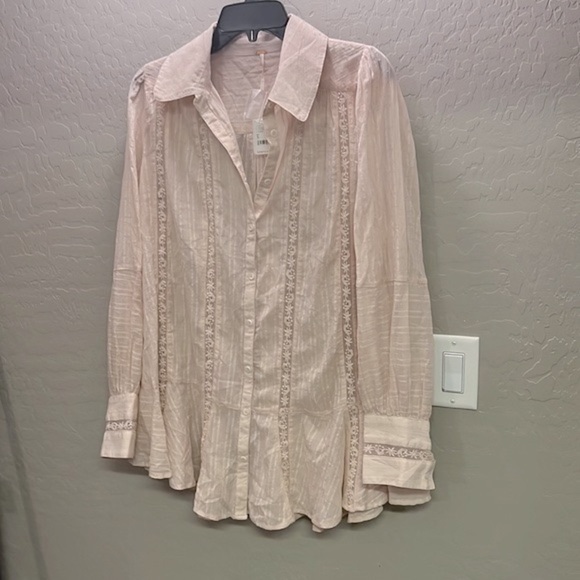 FREE People Mikaela Embroidered Tunic Top - Picture 7 of 13